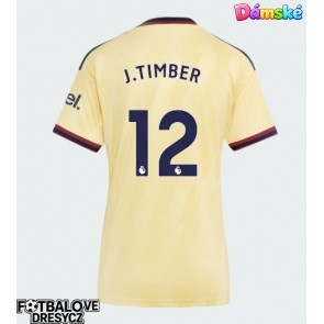 Arsenal Jurrien Timber #12 Dámské Alternativní Dres 2026-27 Krátký Rukáv Arsenal Jurrien Timber #12 Dámské Alternativní Dres 2026-27 Krátký Rukáv